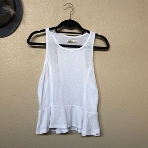 Hollister white tank